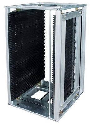 خرید SMT ضد استاتیک ESD PCB Magazine Rack Metal SO9001 Certification تولید آنلاین