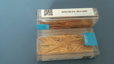 قطعات فلزی زرد فلزی SMT لوازم آزمایشگاهی Ingun Probes GKS-100-214-150-A-2000 لامپ های تست