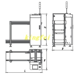 SMT خط خودکار مجله PCB بارگیری و بارگیری PCB