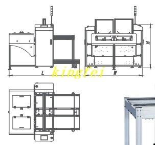 خرید NL-M-TN SMT ماشین بارگیری و بارگیری NG / OK بورد هاروستر تولید آنلاین