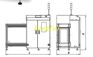 بارگیری و تخلیه ریک مجله PCB SMT