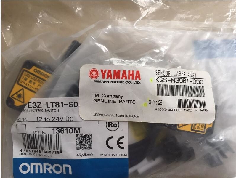 قطعات یدکی لیزری اس ام تی سنسور YG200 KGS-M3961-00X E3Z-LT81-SO
